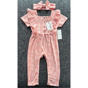NWT Jessica Simpson Coverall Set Size 24 Months